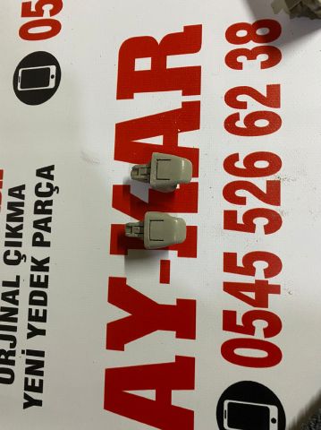 KARTİN TİCARET TOYOTA AURIS-COROLLA ÇIKMA ORJİNAL GÜNEŞLİK TIRNAKLARI 2008-2012 ARASI MODELLERE UYUMLUDUR